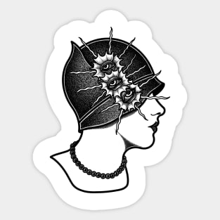 Dark lady Sticker